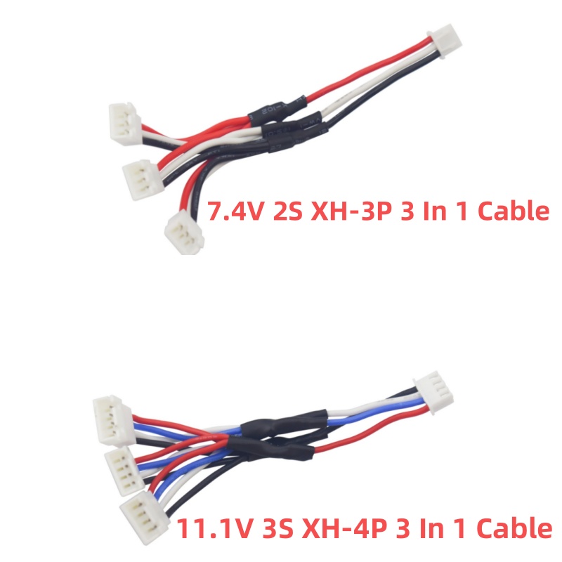 Drone Battery Charger - MJX B3 RC ドローンバッテリー充電器 3-in-1 パラレル充電ケーブル