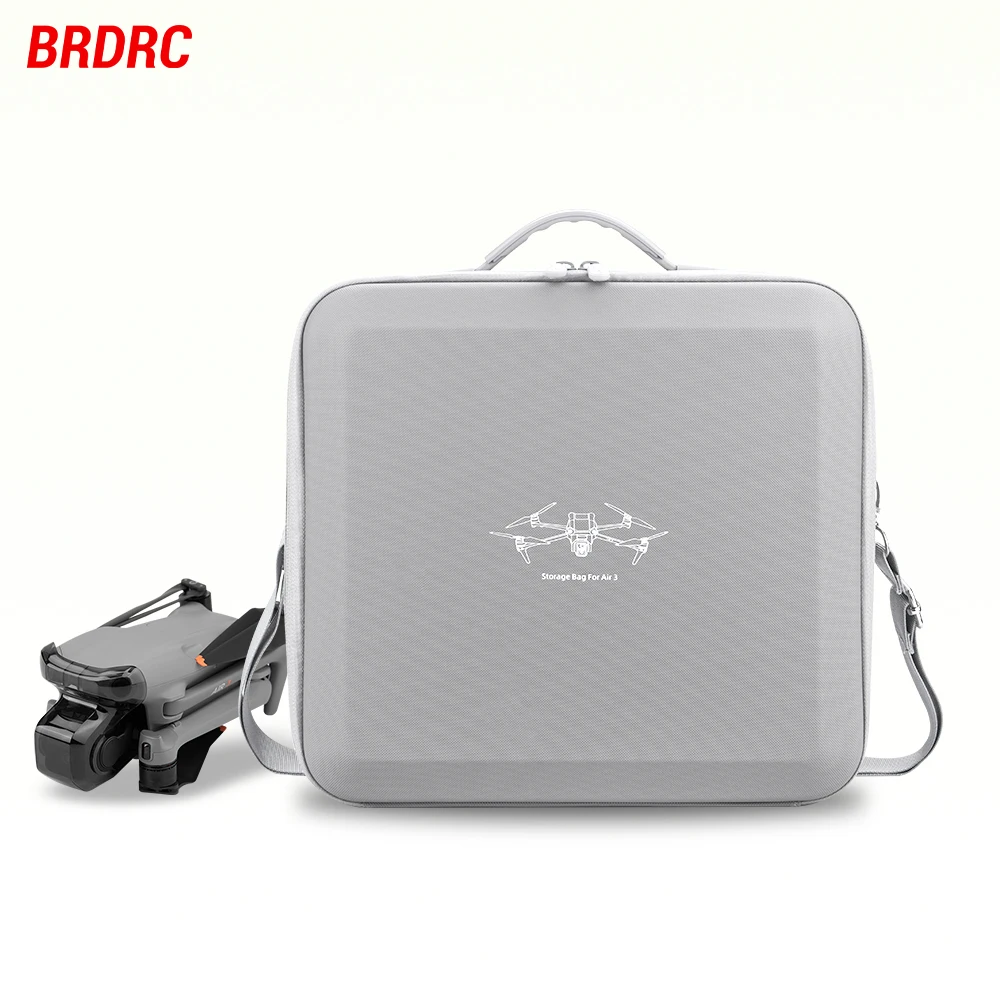 Drone Battery Bag - Brdrc-ポータブルハードシェル収納バッグ,リモコン付きバッテリーケース,dji air 3s rc 2 rc