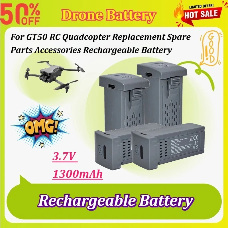 Drone Battery Li-Ion - 新しい 1-5 個 3.7V 1300mAh ドローンバッテリー