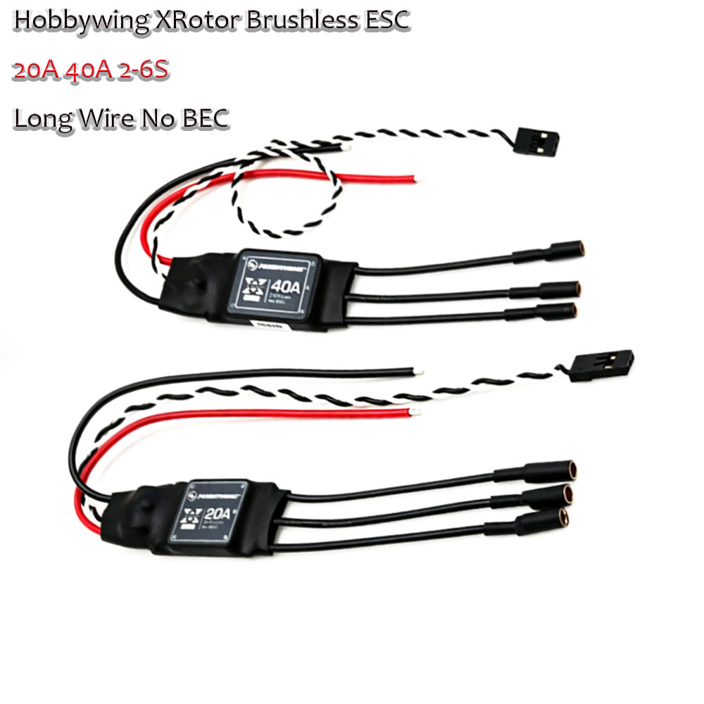Drone Battery 6S - Hobbywing XRotor ハイリフレッシュブラシレスESC 20A 40A 2-6S