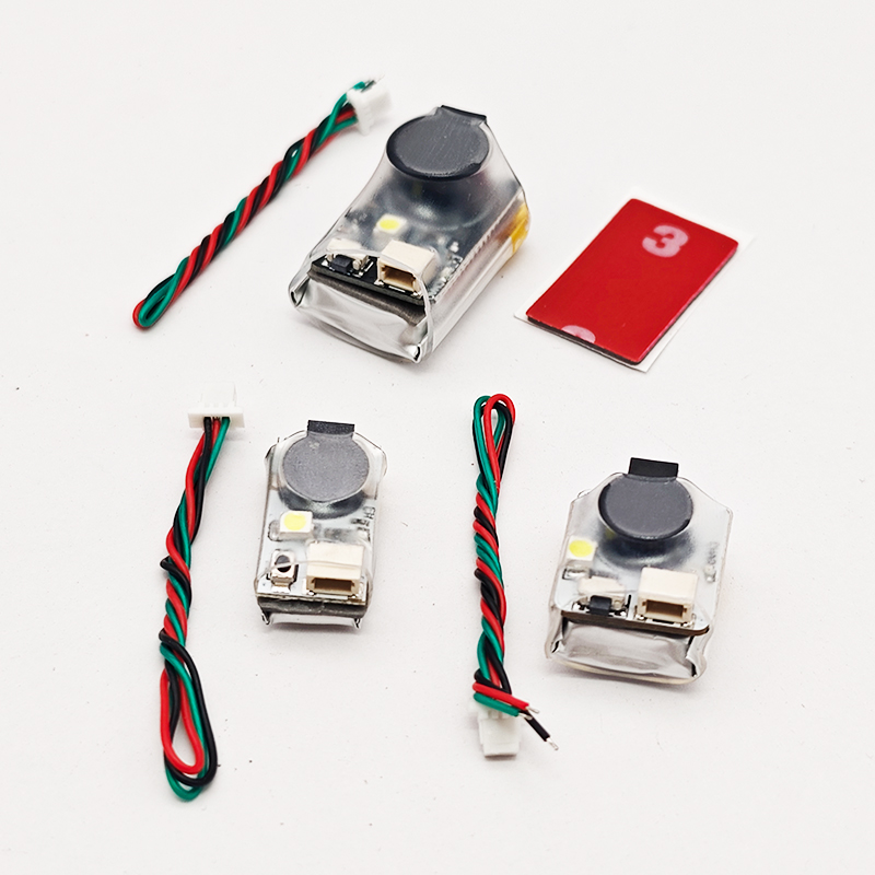 Drone Battery Alarm - ドローンfpv,フライトコントローラー,ブザー,トラッカー110db,jhe42b,jhe42b_s,jhe20b,5v,led,f3,f4用の超大音量アラームブザー
