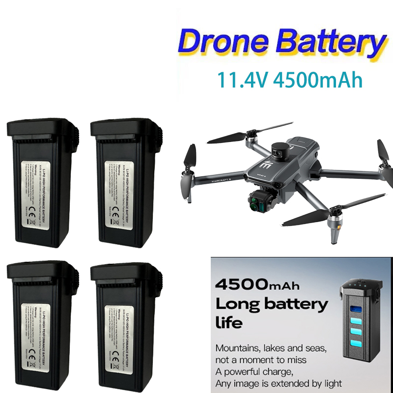 Drone Battery Li-Ion - 11.4V 4500mAh インテリジェント Lipo バッテリーウィング 6