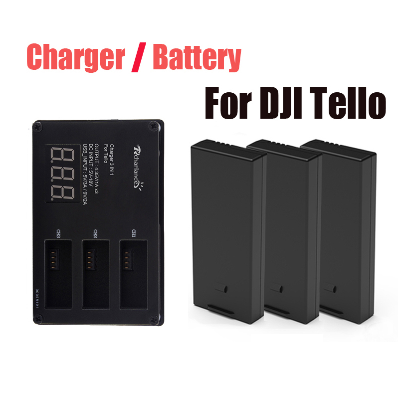Drone Battery Balance Charger - オリジナル DJI Tello バッテリー/ドローン Tello バッテリー充電器充電