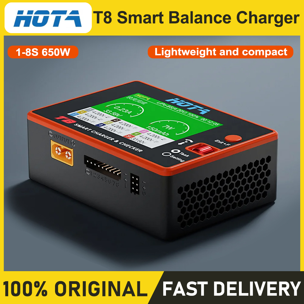 Drone Battery Smart - HOTA T8 スマートバランスチャージャー 1-8S リチウムバッテリー FPV