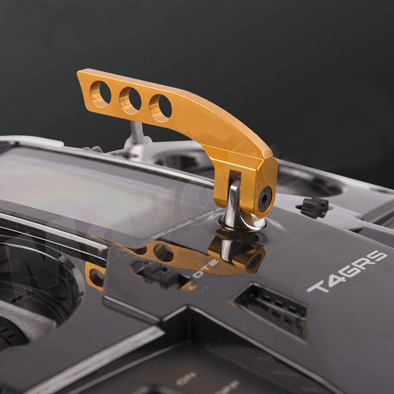 Drone Battery Strap - Quadcopter rcドローン用のアルミニウム合金垂直水平3穴送信機ネックストラップバランサー調整リモートコントローラー