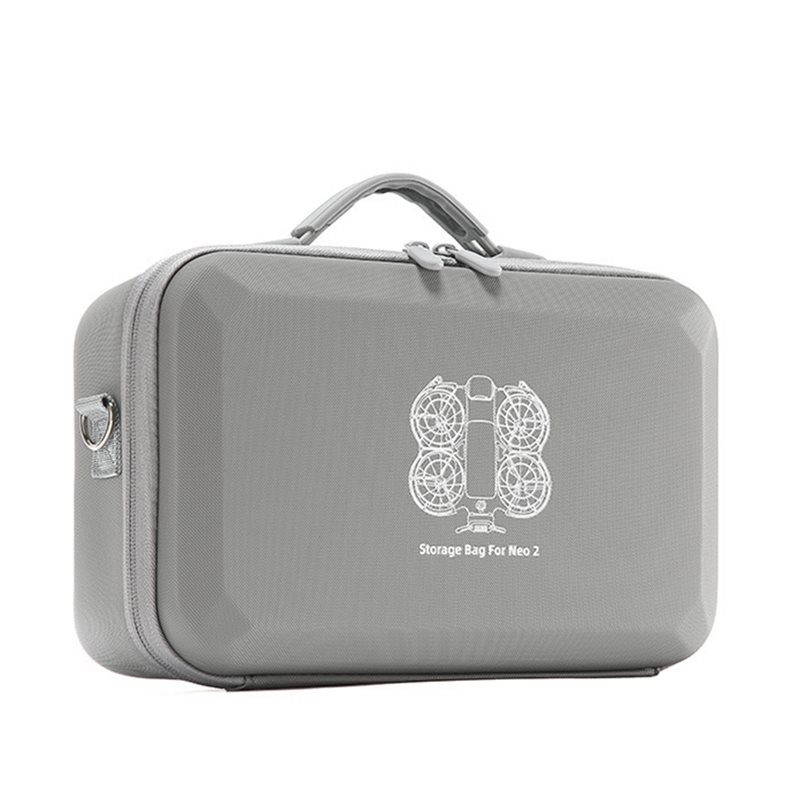 Drone Battery Bag - DJI Neo 2ドローン本体用保護ケース、DJI Neo 2リモコン用バッテリー収納バッグ、ハンドバッグ、Neo 2ボックス（グレー）