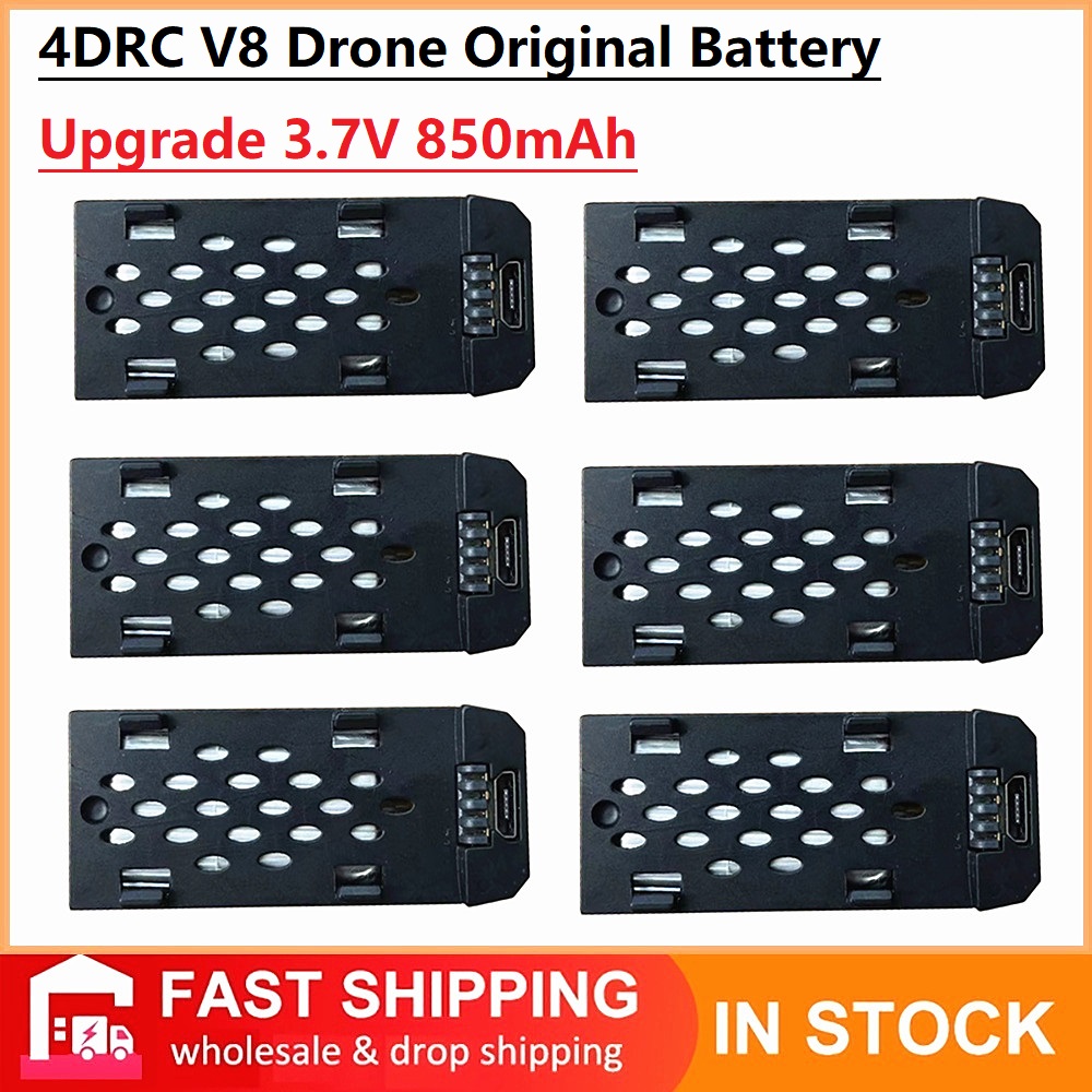 Drone Battery Lipo - 4DRC V8 ドローンオリジナルバッテリー 3.7V 850MAh 4D-V8