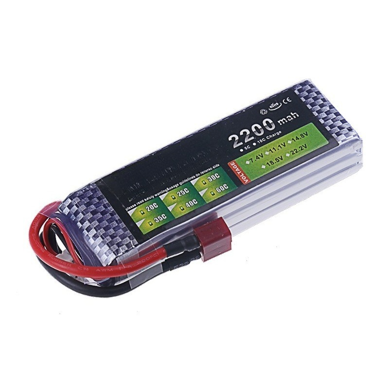新しい 3S 30C 11.1V 2200mAh リポ充電式 - Drone Battery 3S のレビューと価格