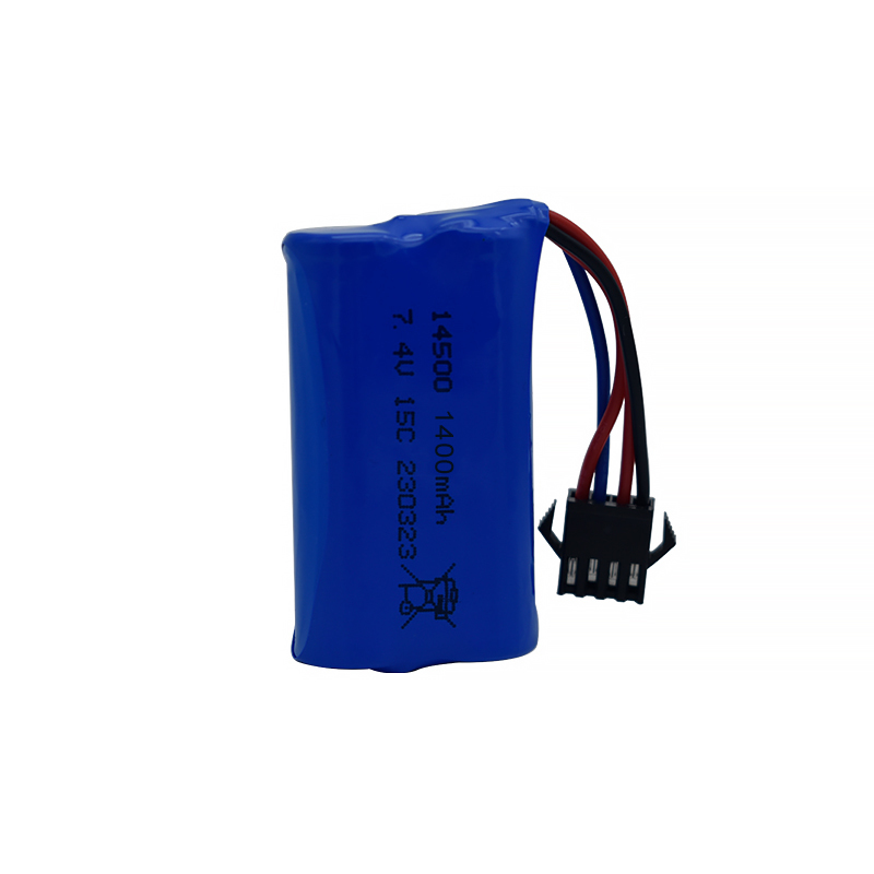 7.4V 1400mAh 14500 リチウムイオンバッテリ - Drone Battery Li-Ion のレビューと価格