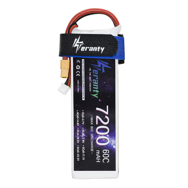 アップグレード 2S 7.4V 7200mAh 60C 6S - Drone Battery 6S のレビューと価格