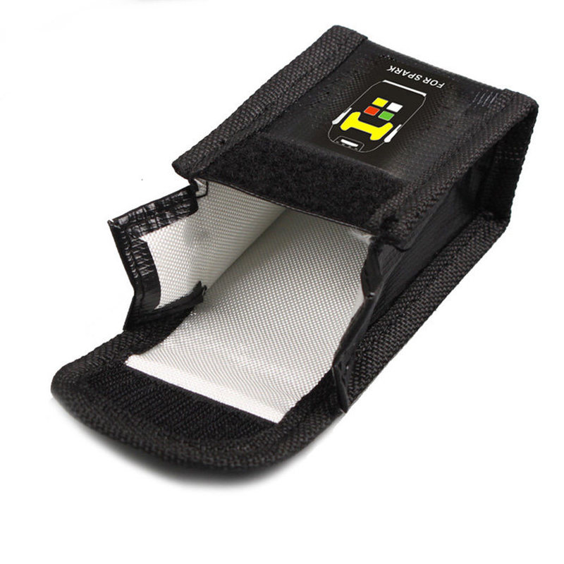リポバッテリー安全バッグ防爆耐火 50x45x80mm Rc - Drone Battery Bag のレビューと価格