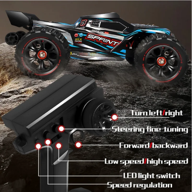 100km/h高速4WD RCカー、1:14ブラシレスモータ - Drone Battery Alarm のレビューと価格