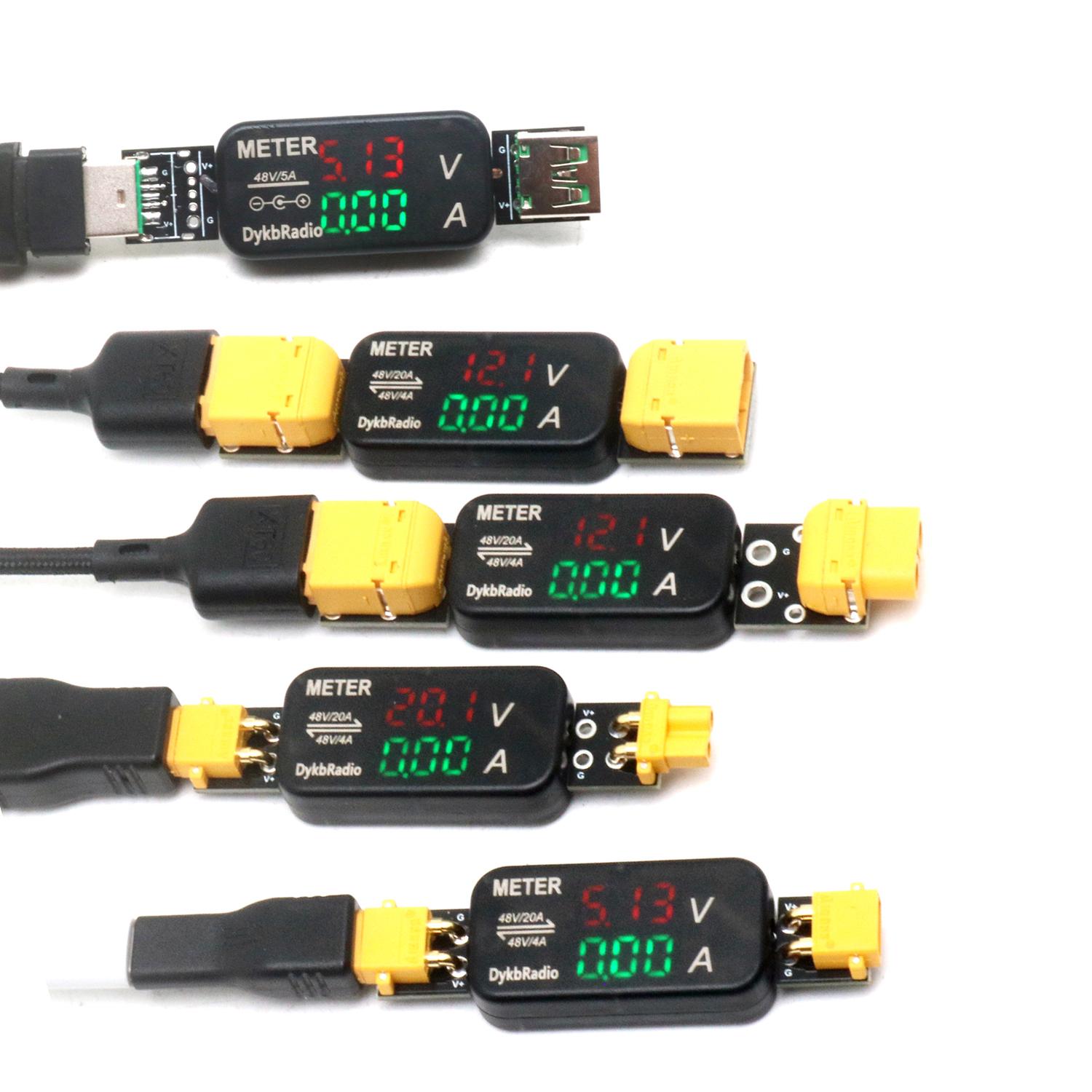 USB XT30 XT60 DC 20A 電圧電流計双方向ド - Drone Battery Voltage Checker のレビューと価格