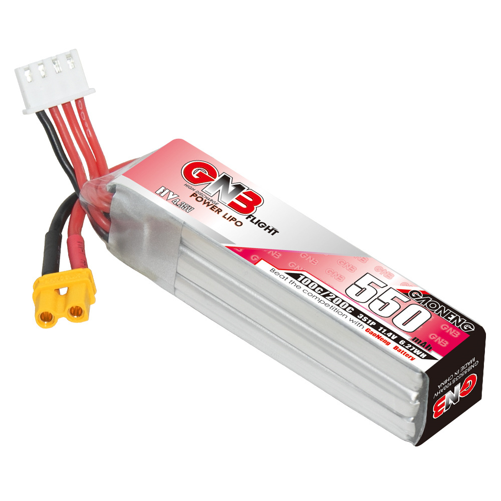 GNB HV 11.4V 550mAh 100C/200C  - Drone Battery Plate のレビューと価格