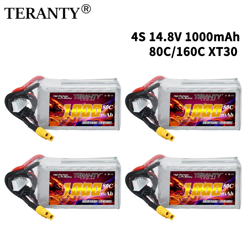 TERANTY 4S 1000mAh 14.8V 80C/1 - Drone Battery 4S のレビューと価格