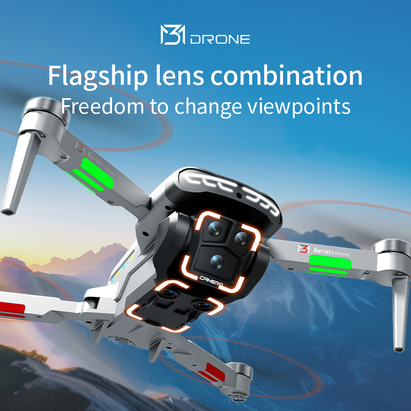 M3 プロフェッショナルドローン 4K HD 航空写真 4. - Drone Battery Box のレビューと価格