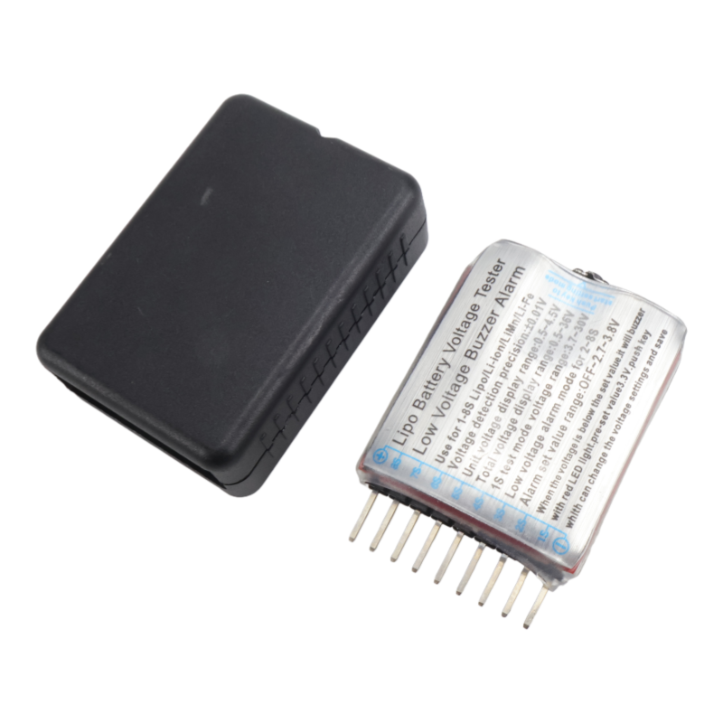 1-8S リポバッテリー電圧テスター低電圧ブザーアラームバッ - Drone Battery Voltage Checker のレビューと価格