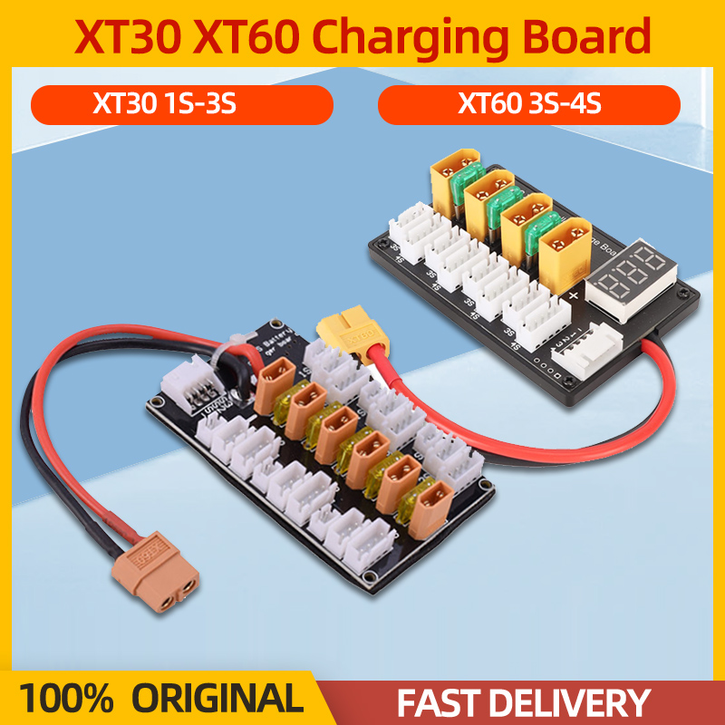 XT30 XT60 リポバッテリー並列充電ボード 1-3S/ - Drone Battery Parallel Board のレビューと価格