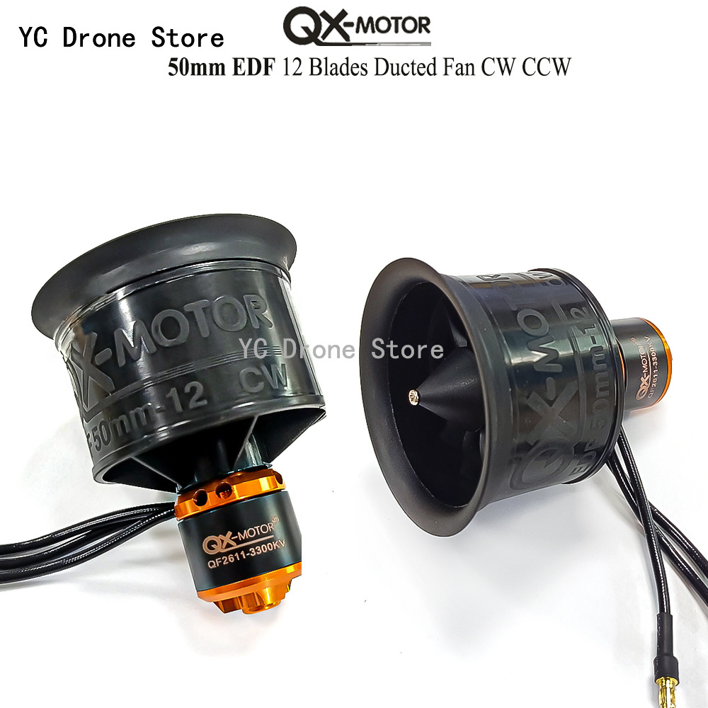 QX-MOTOR 50mm EDF QF2611 12 ブレ - Drone Battery 4S のレビューと価格