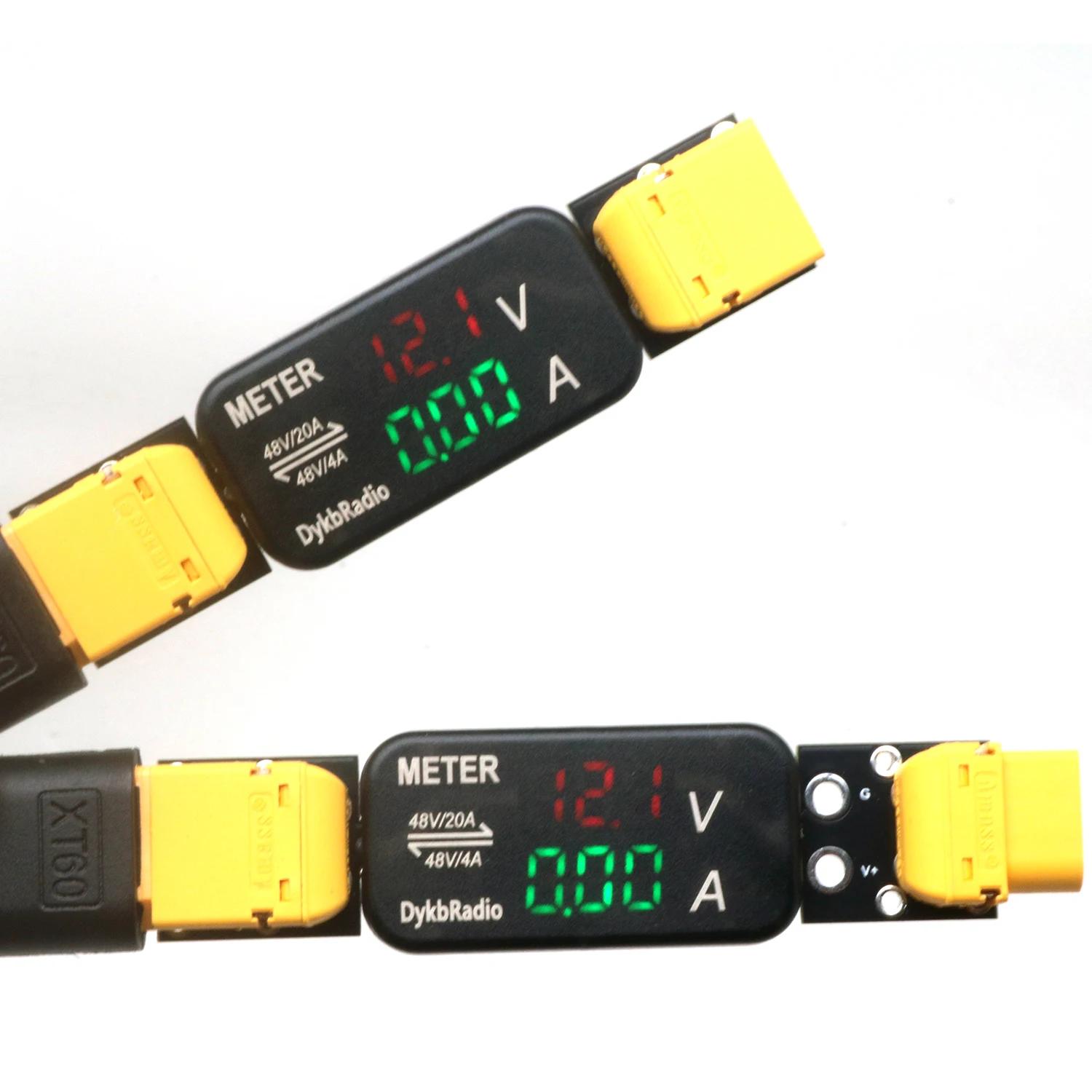 USB XT60 XT30 電圧計電流計双方向 DC 48V - Drone Battery Voltage Checker のレビューと価格