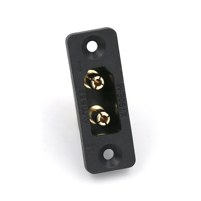 30PCSAmass ブラック XT90E-M パネルマウン - Drone Battery Connector のレビューと価格