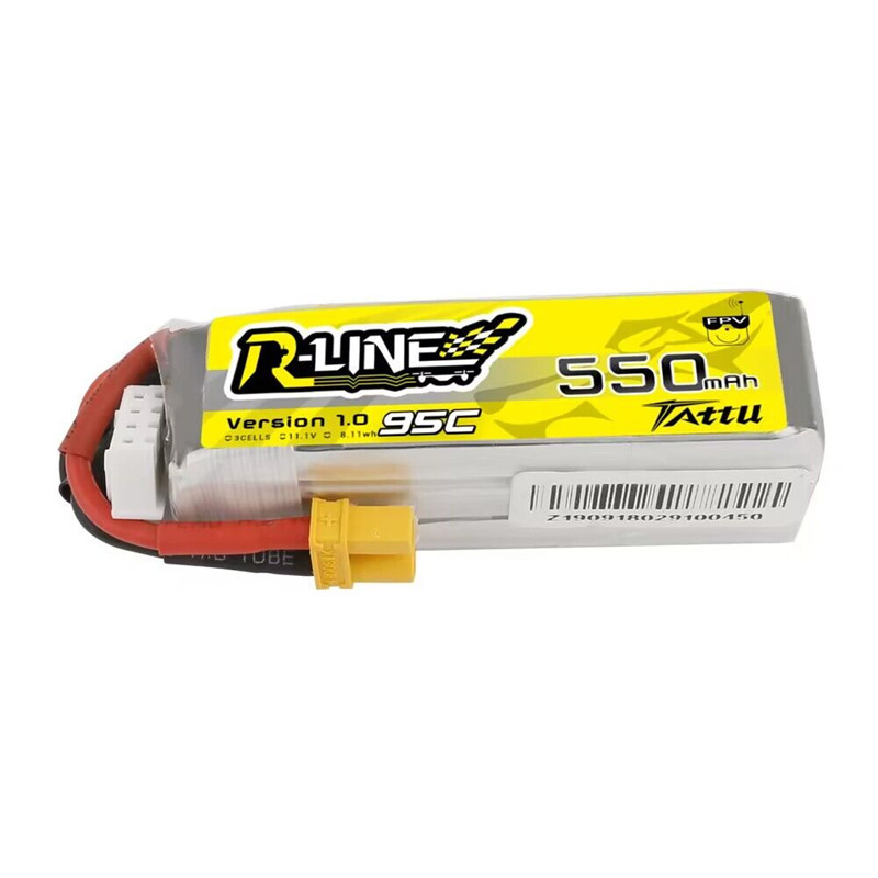 アップグレード TATTU R-LINE 1.0 550mA - Drone Battery 3S のレビューと価格