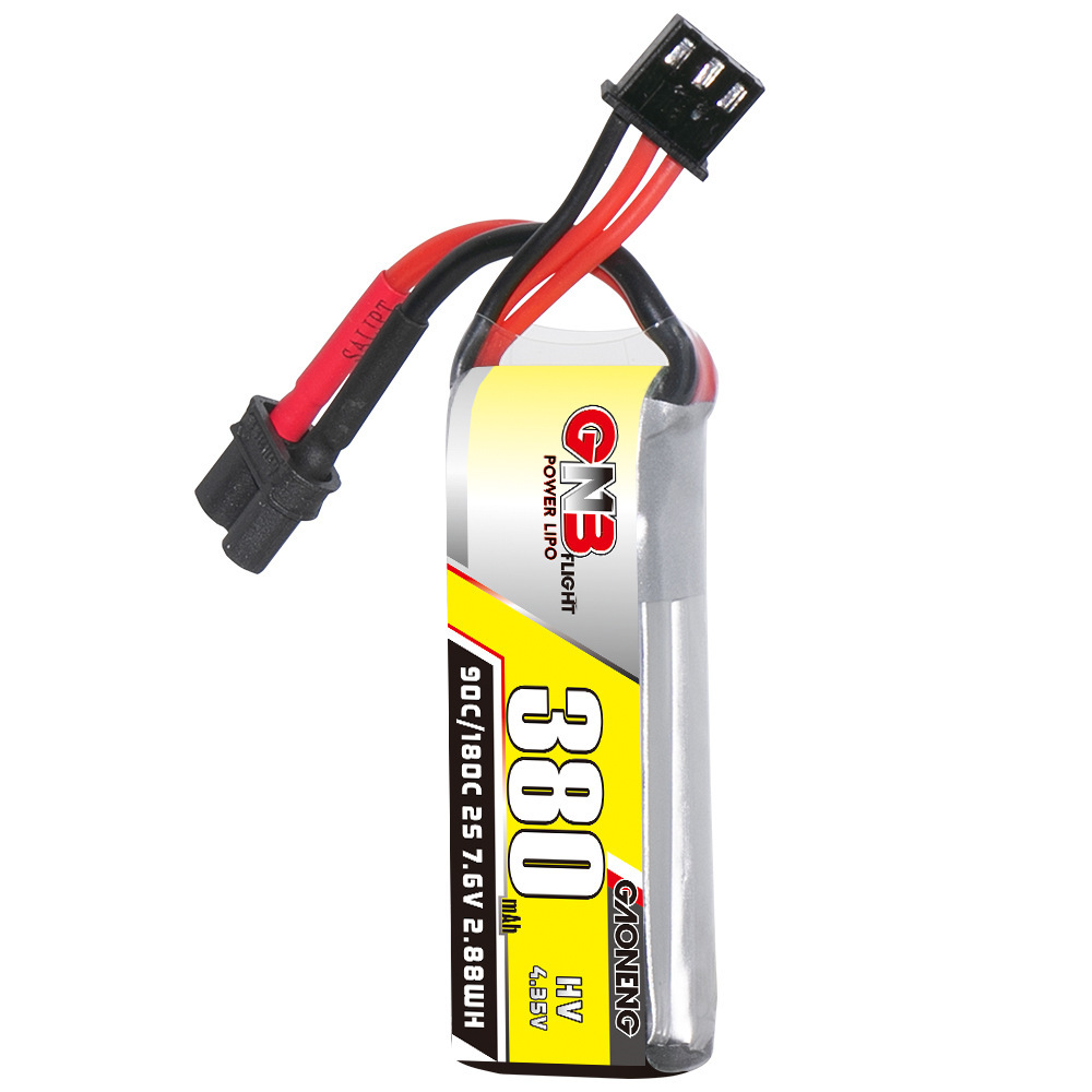 GNB 2S 7.6V 380mAh 90C/180C リポ - Drone Battery Plate のレビューと価格