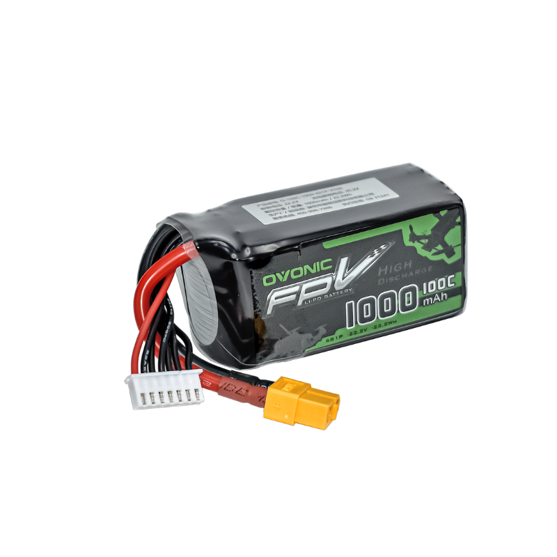 2 個 OVONIC 1000mAh 100C 22.2V  - Drone Battery 6S のレビューと価格