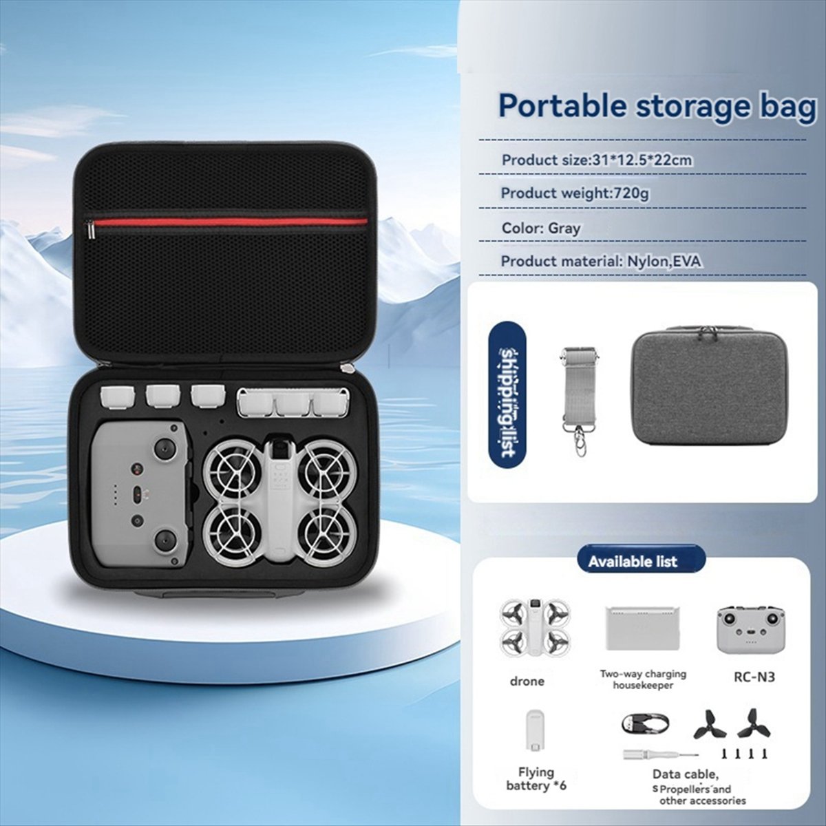 A43M DJI Neo ドローン用キャリング収納バッグ ス - Drone Battery Strap のレビューと価格