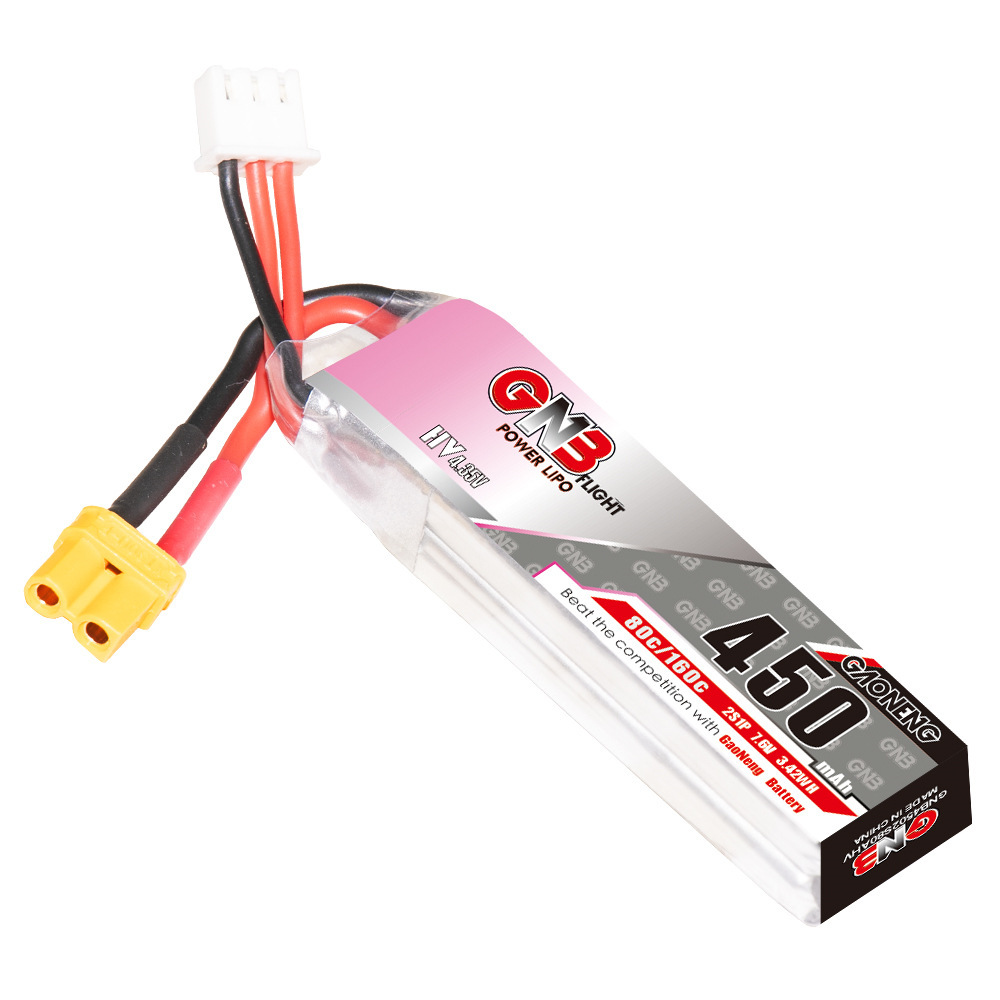 レーシングドローン用gnb-lipoバッテリー,7.6v,4 - Drone Battery Plate のレビューと価格
