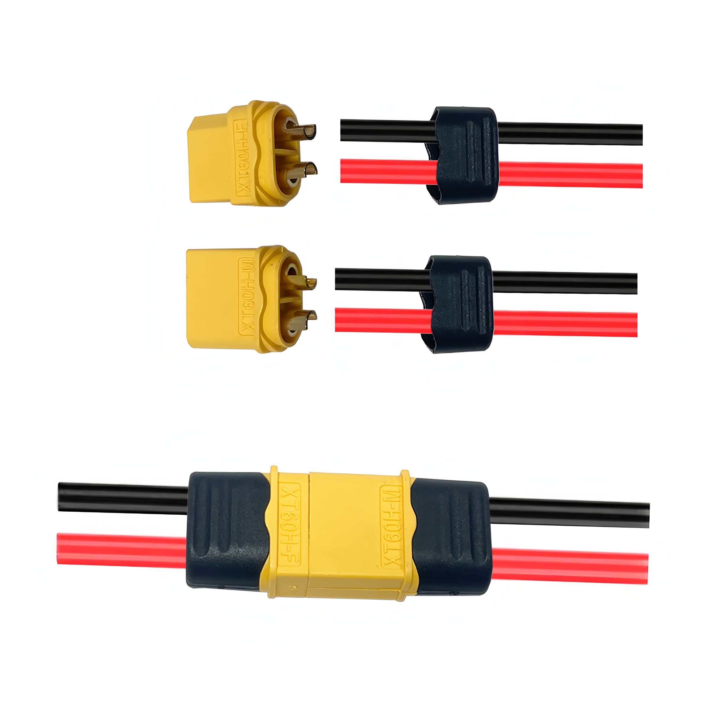 10/20ペア XT60H コネクタプラグとシースハウジング - Drone Battery Connector のレビューと価格