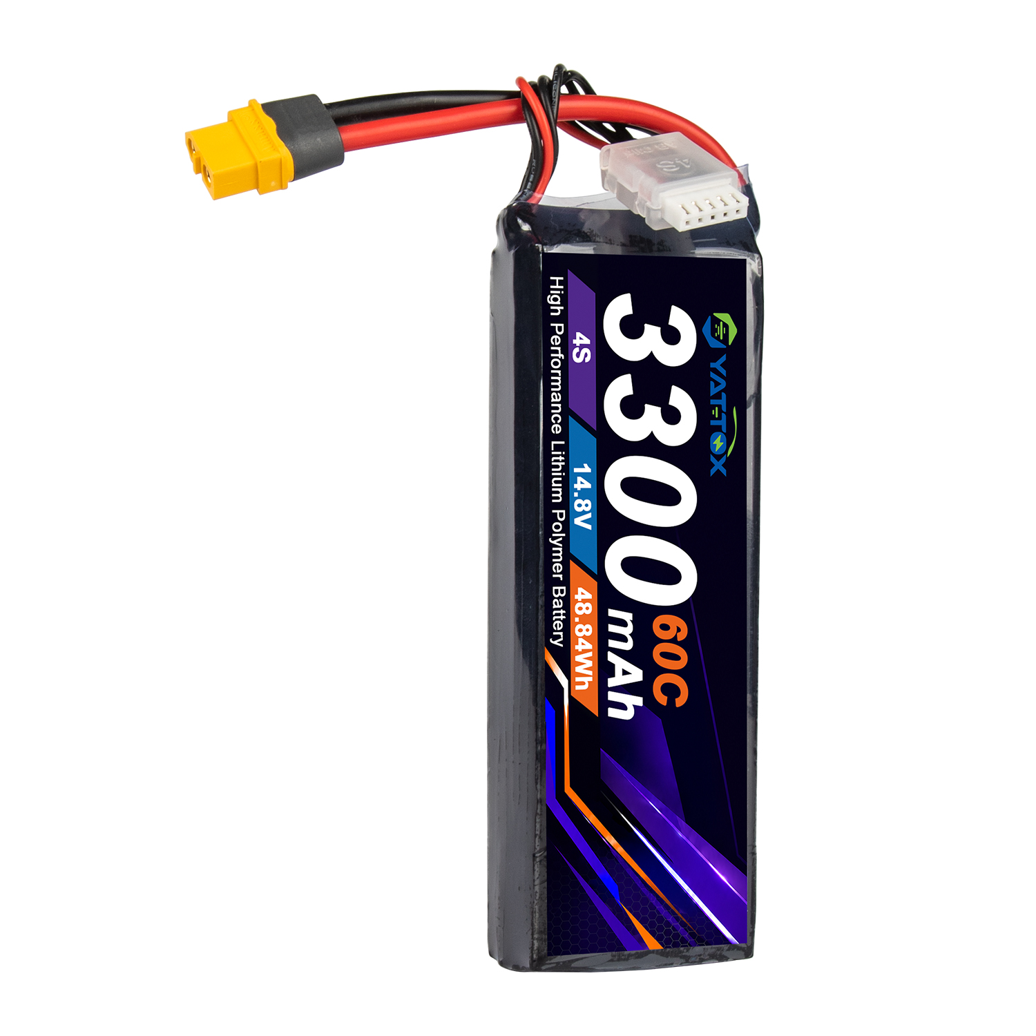 Yattox 4S 3300mAh 60C LiPoバッテリ - Drone Battery 4S のレビューと価格