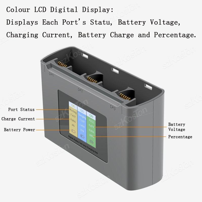 DJI Mavic Mini 2/SE Mini 4K バッ - Drone Battery Balance Charger のレビューと価格