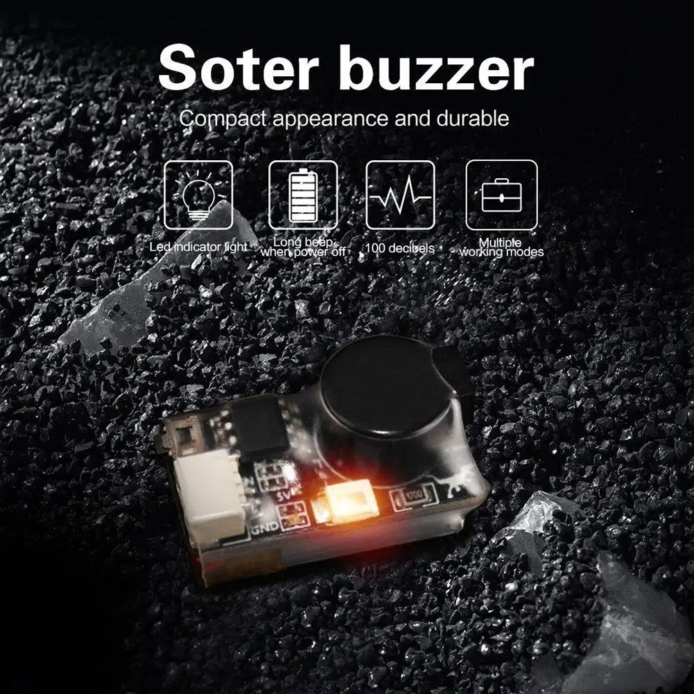 HGLRC Soter FPV ドローンアラームブザー 5V - Drone Battery Alarm のレビューと価格