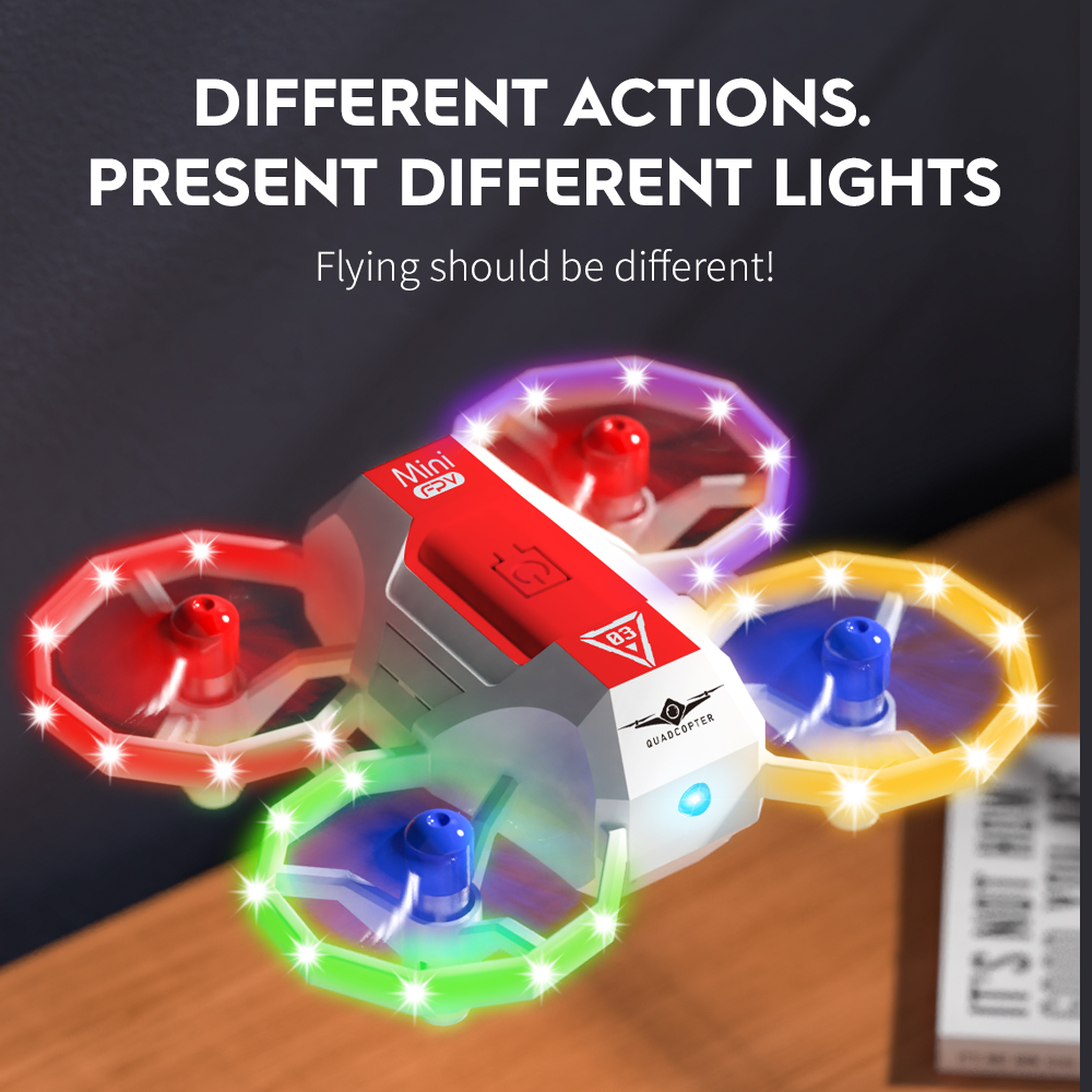子供向けの音楽と光を備えたKf601ミニドローン,初心者向け - Drone Battery Box のレビューと価格