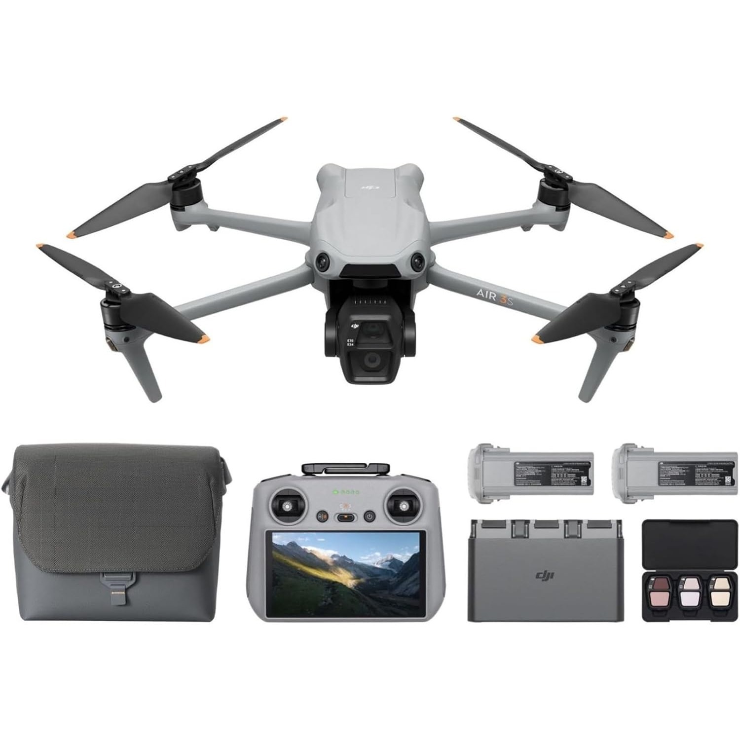 DJI Air 3S Fly Moreコンボ（RC 2スクリ - Drone Battery 3S のレビューと価格