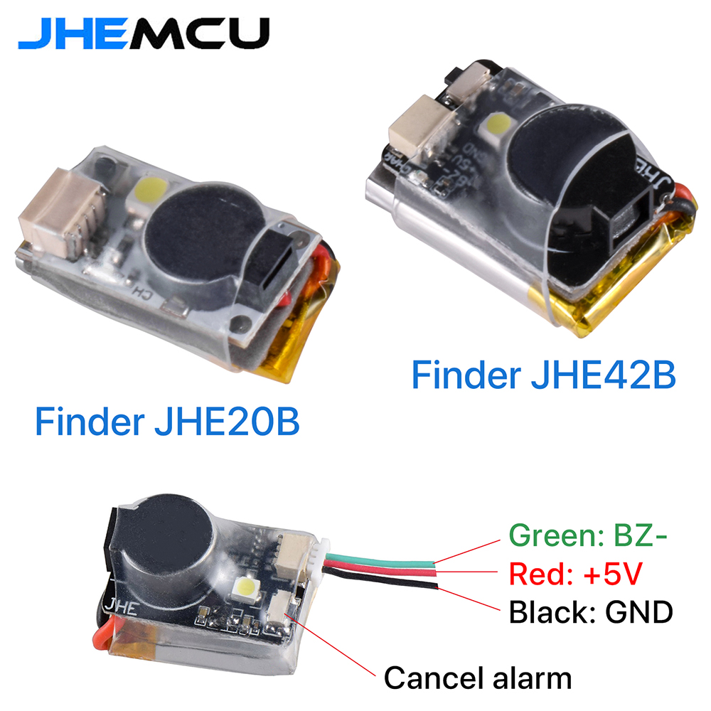 JHEMCU JHE42B/JHE20B ファインダー ミニ - Drone Battery Alarm のレビューと価格