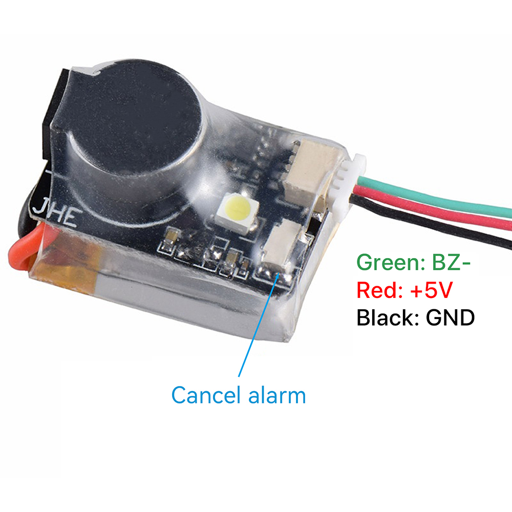 JHEMCU JHE42B/JHE20B ファインダー ミニ - Drone Battery Alarm のレビューと価格