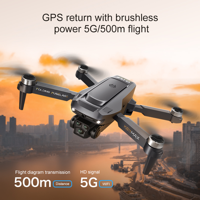K811MAXクアッドコプタードローン：ブラシレスモーター、 - Drone Battery Case のレビューと価格
