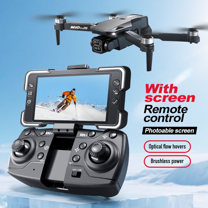 M10カメラドローン、画面付きリモコン、デュアルカメラ、オプ - Drone Battery Balance Charger のレビューと価格