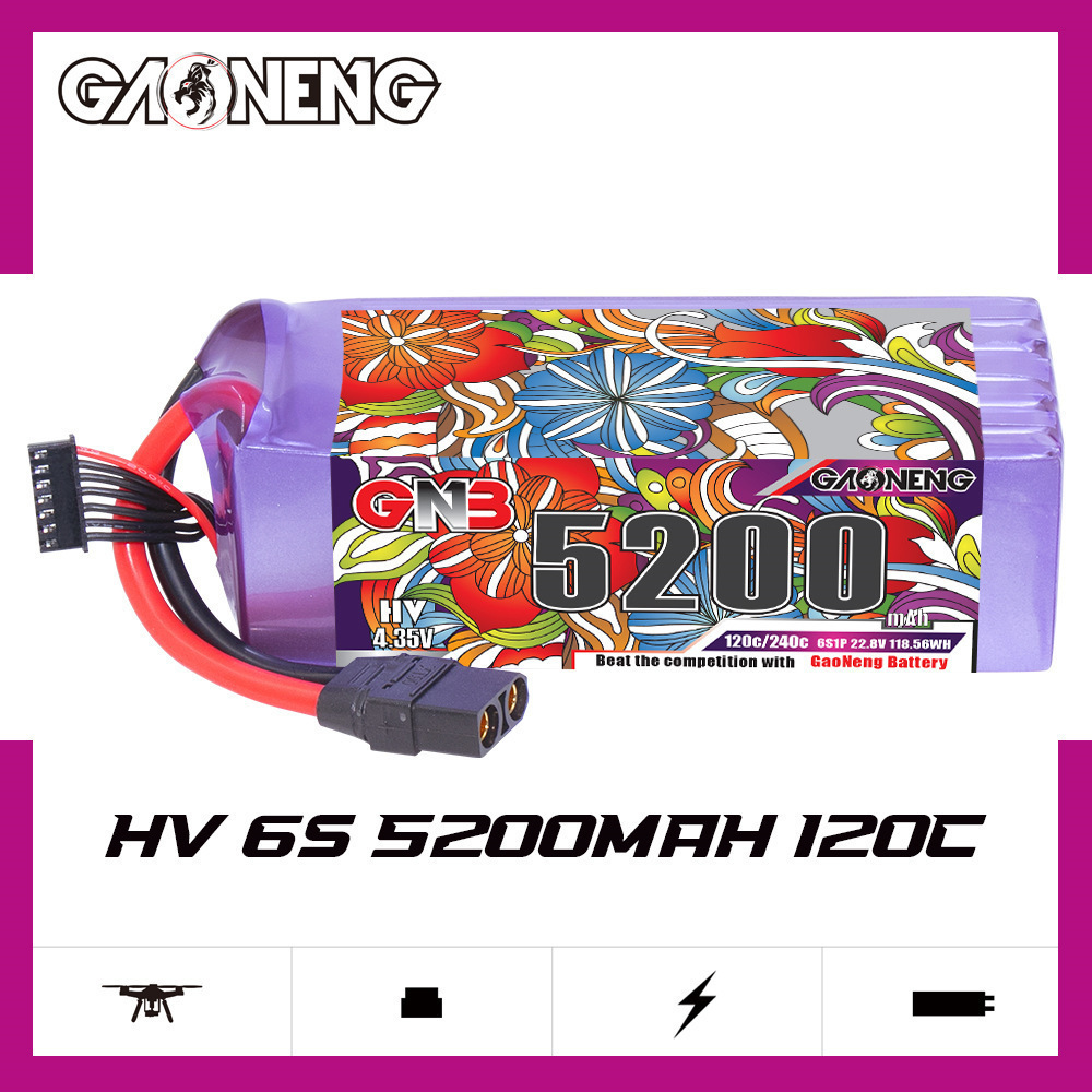 GNB リポバッテリー 6S 22.8V 3000mAh 5 - Drone Battery Connector のレビューと価格