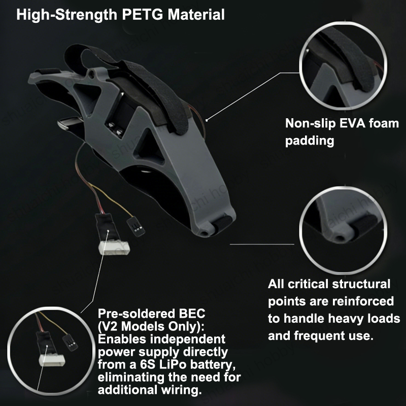 1個入り ストラップ式FPVドローンPWM制御サーボスロワー - Drone Battery Strap のレビューと価格