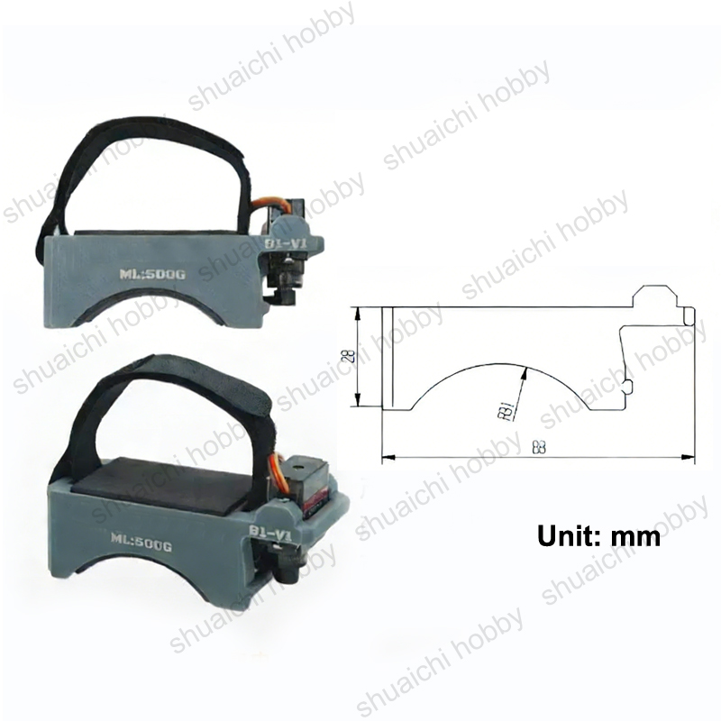 1個入り ストラップ式FPVドローンPWM制御サーボスロワー - Drone Battery Strap のレビューと価格