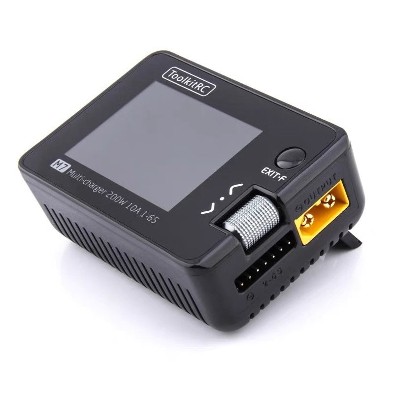 ToolkitRC M7 200W 10A DC 充電器エク - Drone Battery Voltage Checker のレビューと価格