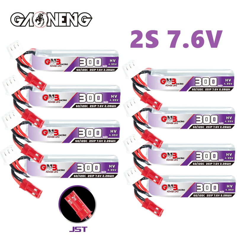 GAONENG GNB 2S 7.6V 300mAh 60C - Drone Battery Connector のレビューと価格