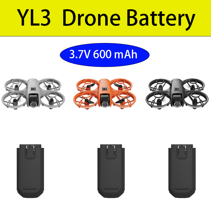 YL3 ドローンバッテリーオリジナル 3.7V 600mAh - Drone Battery Li-Ion のレビューと価格