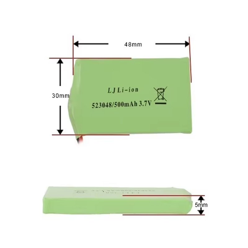 3.7V 500mAh 523048 リチウムイオンバッテリ - Drone Battery Li-Ion のレビューと価格