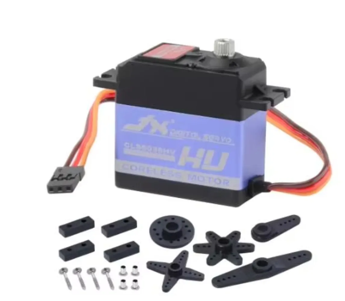 JX CLS6336HV高電圧コアレスデジタルサーボメタルギ - Drone Battery High Voltage のレビューと価格
