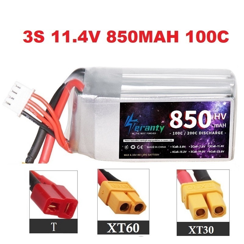 1/2/3 個 TERANTY 3S 11.4V リポバッテ - Drone Battery Connector のレビューと価格